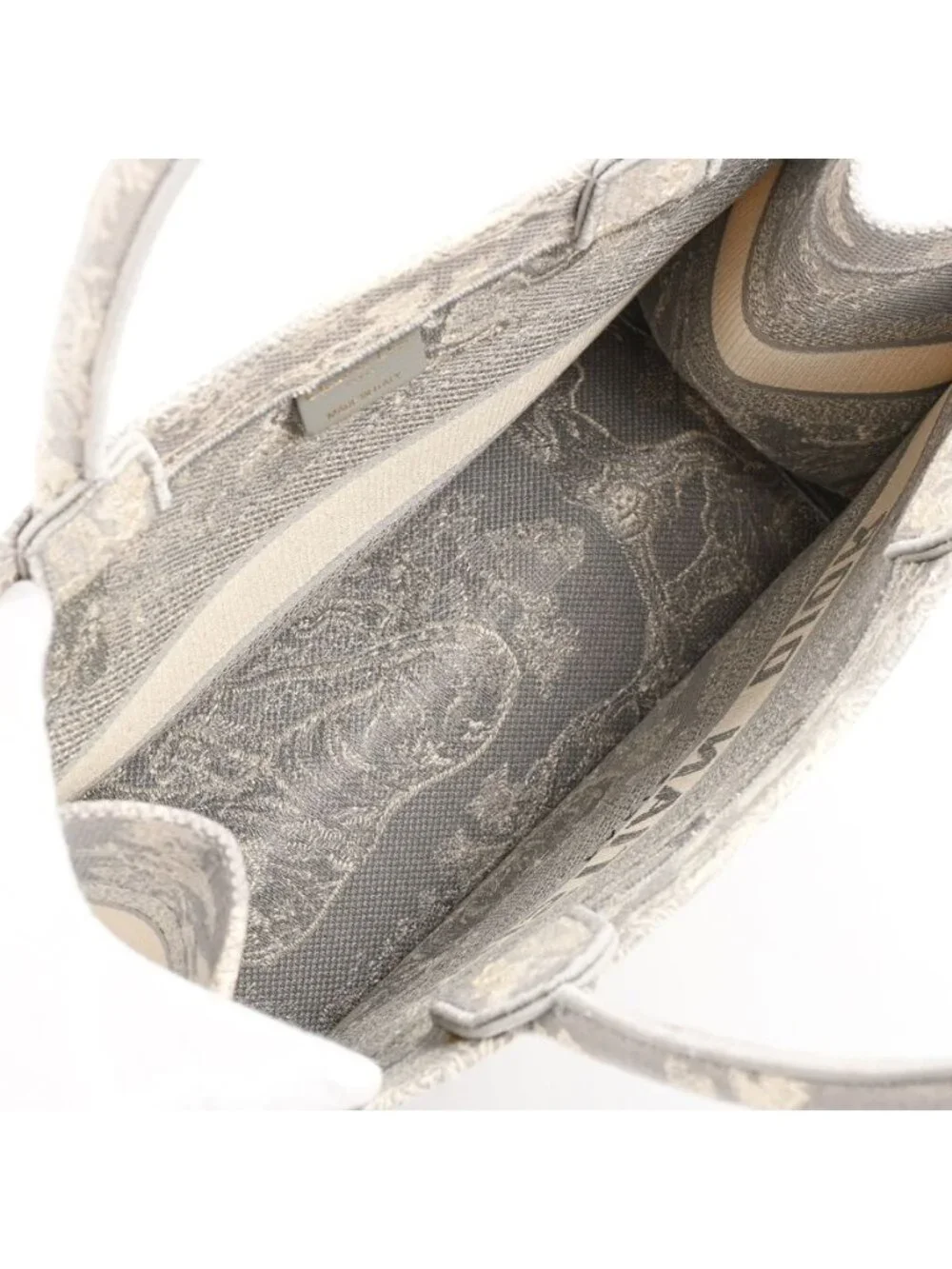 Dior Tote Book Gray